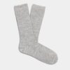 Rib Knit Slouchy Crew Sock
