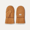 Sheepskin Mitten with Stitch